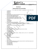 Djs P GK CA Test Paper 2