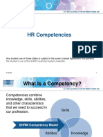 SHRM CP-SCP HR Competencies