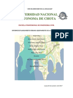 Informe Equipamiento