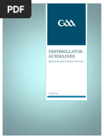 GAA Defibrillator Guidelines