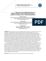 Tensile Behavior of Rubber Bearing On Bridge Models Using Proposed Model Based On Tensile Fracture Experiments