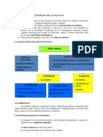 Características Generales de Las Plantas