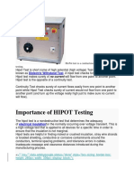 Importance of HIPOT Testing: Dielectric Withstand Test