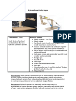 Hydraulics With Syringes