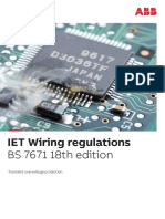 IET Wiring Regulations BS 7671 18th Edition: Transient Overvoltage Protection