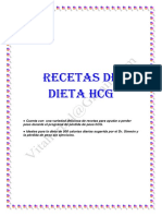 Recetas de Dieta HCG (1) - 1 PDF