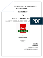 Business Environment and Strategic Management Assignment On Gujarat Co-Operative Milk Marketing Fedaration Ltd. (Amul, India)