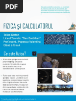 Fizica Si Calculatorul - Importanta Calculatorului in Fizica