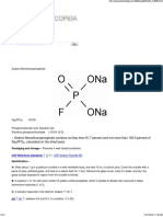 USP Monographs - Sodium Monofluorophosphate PDF