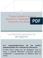 Tramas Textuales y Géneros Discursivos