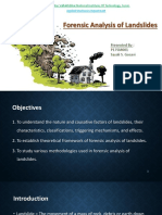 Forensic Analysis of Landslides: Sardar Vallabhbhai National Institute of Technology, Surat