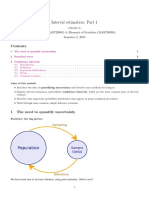 Interval Estimation: Part 1: Statistics (MAST20005) & Elements of Statistics (MAST90058) Semester 2, 2018