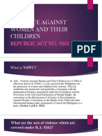 Violence Against Women and Their Children