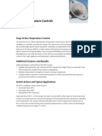 Snap-Action Temperature Controls: 60T Series