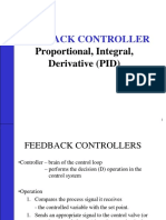 Feedback Controller: Proportional, Integral, Derivative (PID)