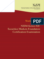 NISM Series XII Securities Markets Foundation Workbook February 2018