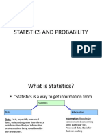 Statistics and Probability