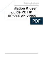 Installation & User Guide PC HP RP5800 On VIDAS