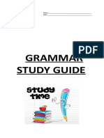 Basic Grammar Studyguide