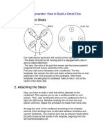 Preparing The Disks: Hydroelectric Generator: How To Build A Small One