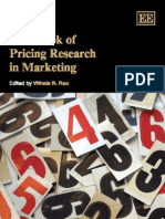 Pricing Research in Marketing