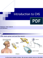 Introduction To CNS: Montoya, Irene Jane M. MS Pharmacy