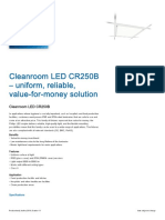 Lighting Lighting: Cleanroom LED CR250B - Uniform, Reliable, Value-For-Money Solution