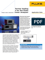 Transformer Testing Examples For The Fluke Norma 5000 Power Analyzer