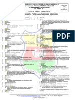 Cuestionario para Habilitación de Biología 6 2018