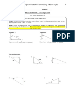 Nov 2018 How Do I Find A Missing Side and Angles - Notes