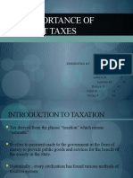 Importance of Indirect Taxes