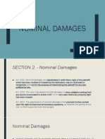 Nominal Damages