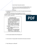 tp18 Socratic Seminar Preparation Questions