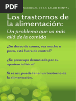 Trastornos de La Alimentación en Diferentes Etapas.