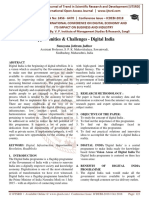 Opportunities and Challenges - Digital India