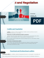 Conflict and Negotiation: Presented By: Group No.:-06 Group Members