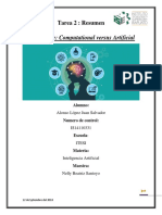 Inteligencia - Computacional Vs Artificial