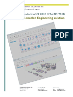 Enterprise-Enabled Engineering Solution: Foundation3D 2018 / Mat3D 2018