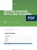 Getting Started With Lead Scoring Best Practices Guide