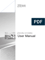 ZXHN H108N User Manual