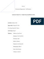 Laboratory Report No. 7: Engineering Classification of Soil