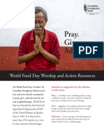 Pray. Give. Advocate.: World Food Day Worship and Action Resources