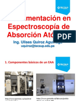 CLASE 02 - Instrumentación en Espectroscopía de Absorción Atómica