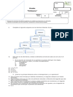 Prueba Química 4to Medio 