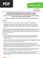 Organisation, Outcomes and Costs of Inter-Agency Training For Safeguarding and Promoting The Welfare of Children, UK, 2009