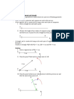 Constructions: Construction of Line Segment and Triangle