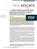 Ultrathin, Flexible and Multimodal Tactile Sensors Based On Organic Field-Effect Transistors