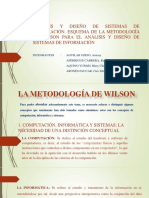 Completo Metodología Wilson, Análisis y Diseño de Sistemas de Informacion