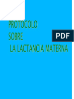 PROTOCOLO - Lactancia Materna