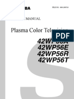 Toshiba 42WP56 Plasma TV Service Manual